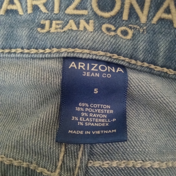 Arizona Women's Distressed Skinny Light Blue Jeans Size 5 Pre-owned - Picture 6 of 12